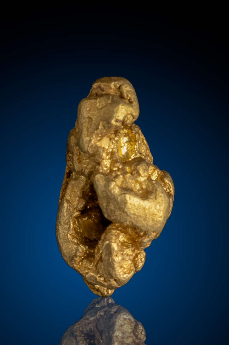 (image for) Very Unique and Rare Formation American River Natural Gold Nugget - 3.41 grams